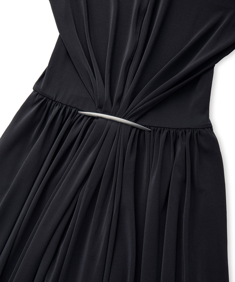Ipekyol Gathered Jersey Dress Black