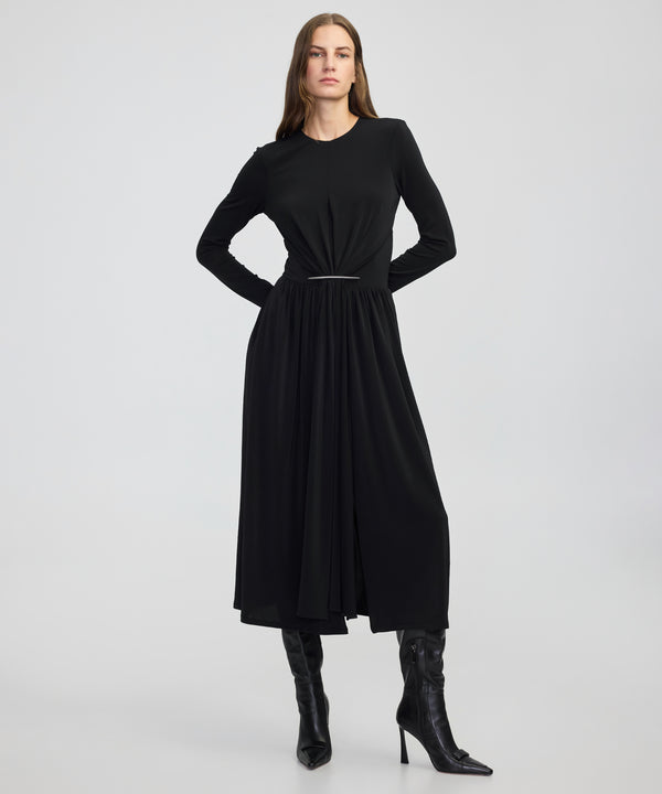 Ipekyol Gathered Jersey Dress Black