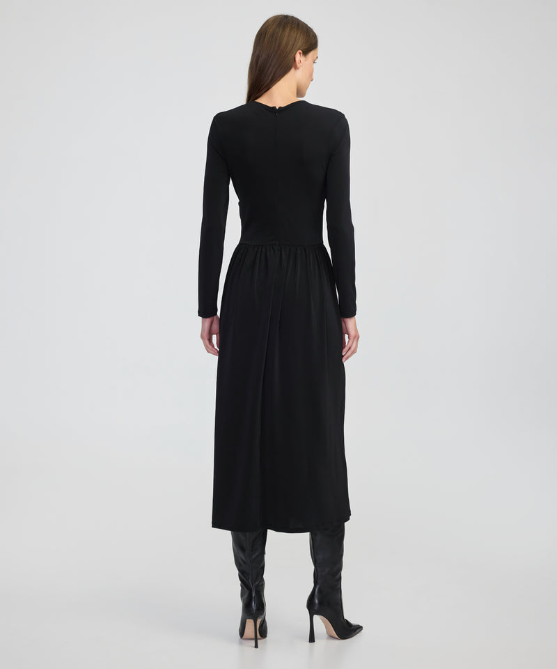 Ipekyol Gathered Jersey Dress Black
