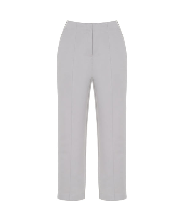 Ipekyol High-Waist Carrot Fit Trousers Silver