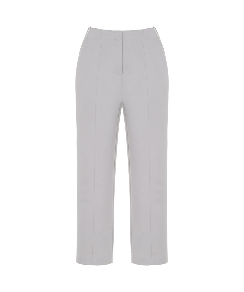 Ipekyol High-Waist Carrot Fit Trousers Silver