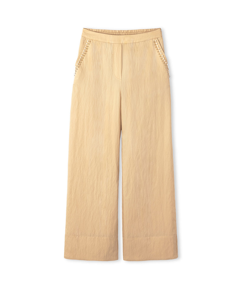 Ipekyol Embellished Trousers Natural