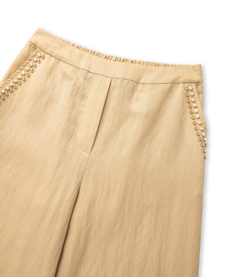 Ipekyol Embellished Trousers Natural