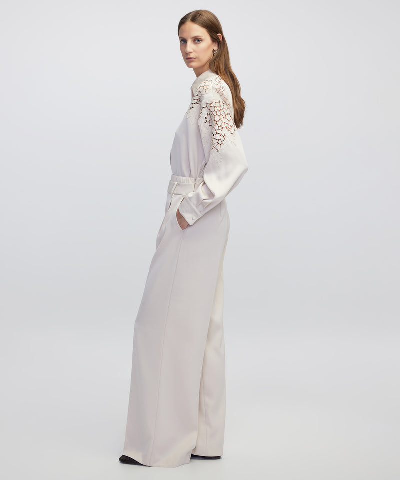 Ipekyol Layered Waist Trousers Cream