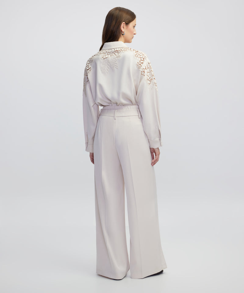 Ipekyol Layered Waist Trousers Cream