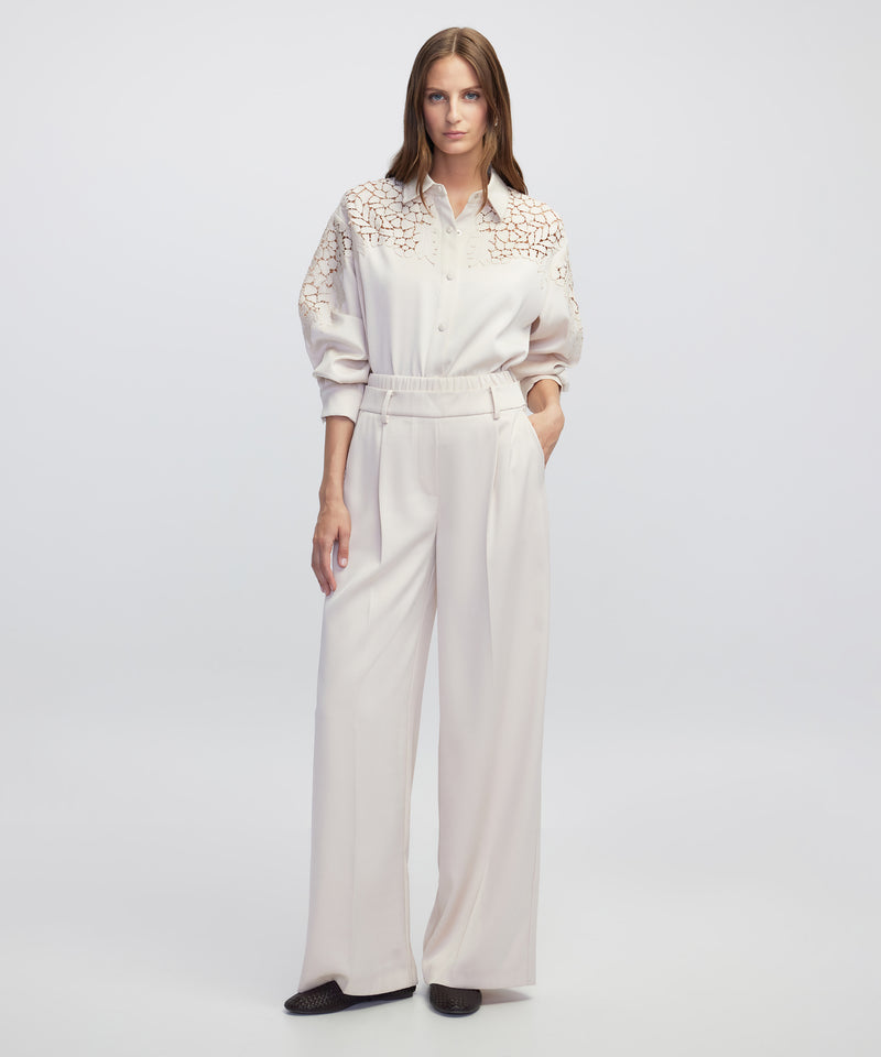 Ipekyol Layered Waist Trousers Cream