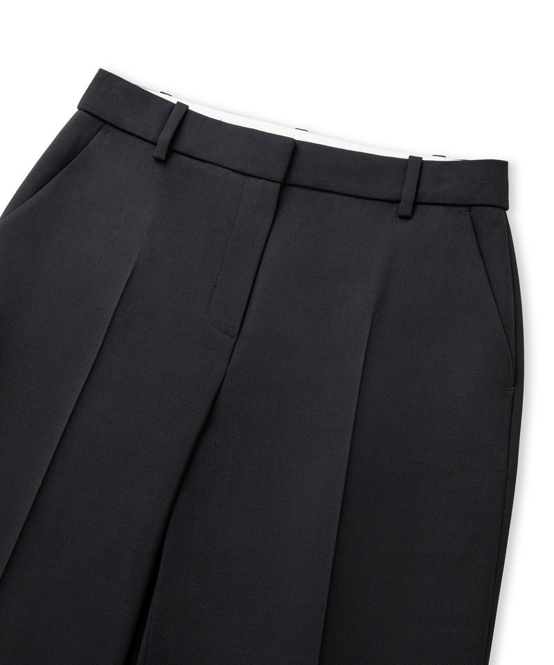 Ipekyol Wool Blend Cigarette Fit Trousers Black