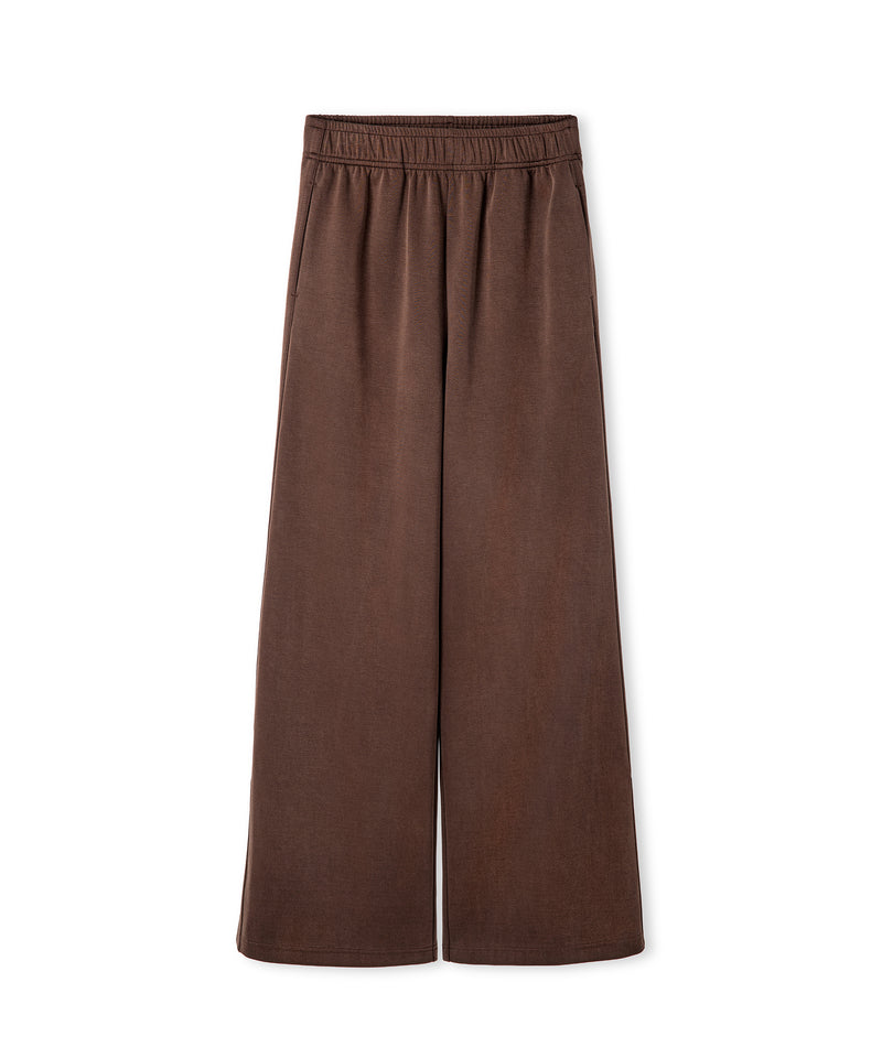 Ipekyol Elasticated Waist Wide-Leg Trousers Brown