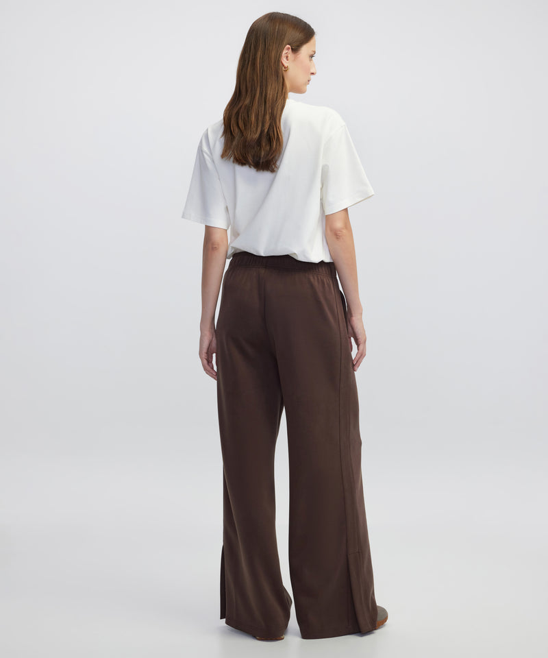 Ipekyol Elasticated Waist Wide-Leg Trousers Brown