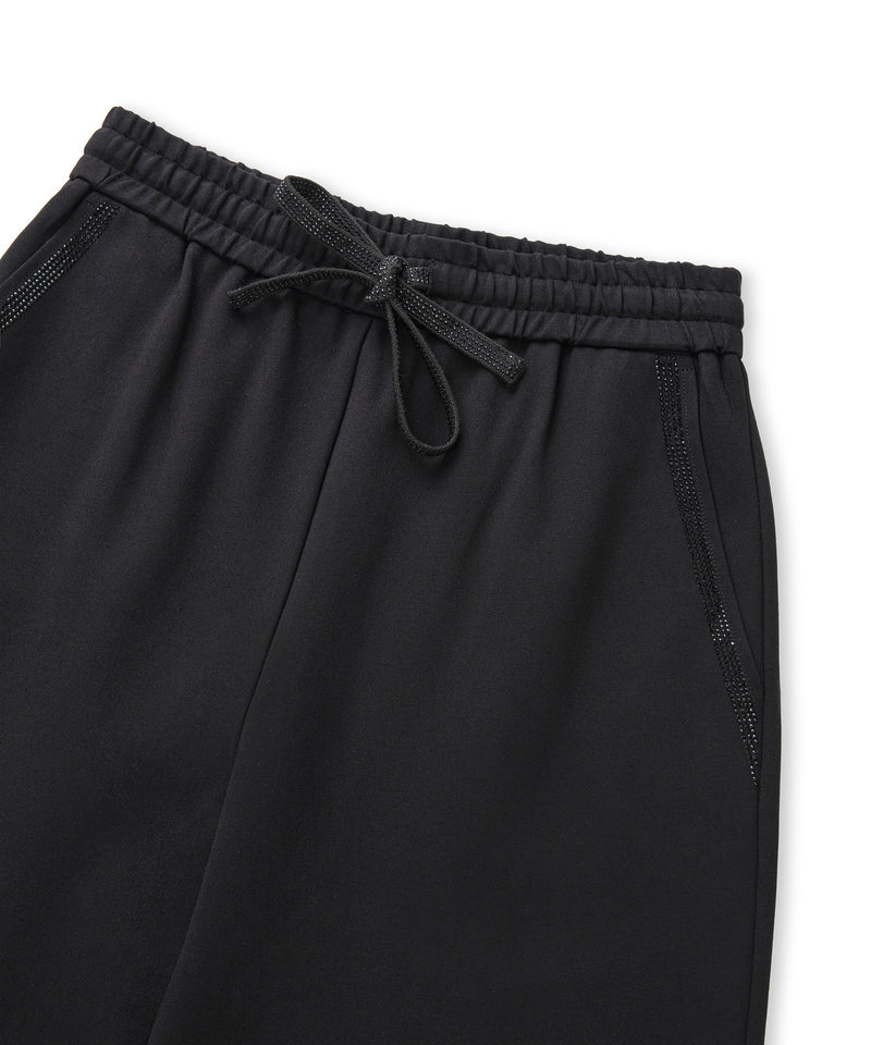 Ipekyol Embellished Wide-Leg Trousers Black