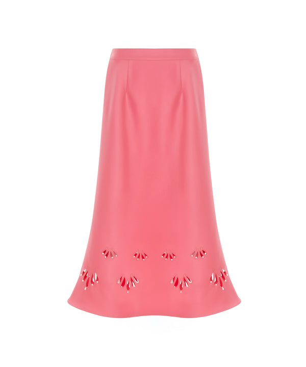 Ipekyol Cutout Skirt  Pink