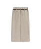 Ipekyol Belted Pencil Skirt Light Beige