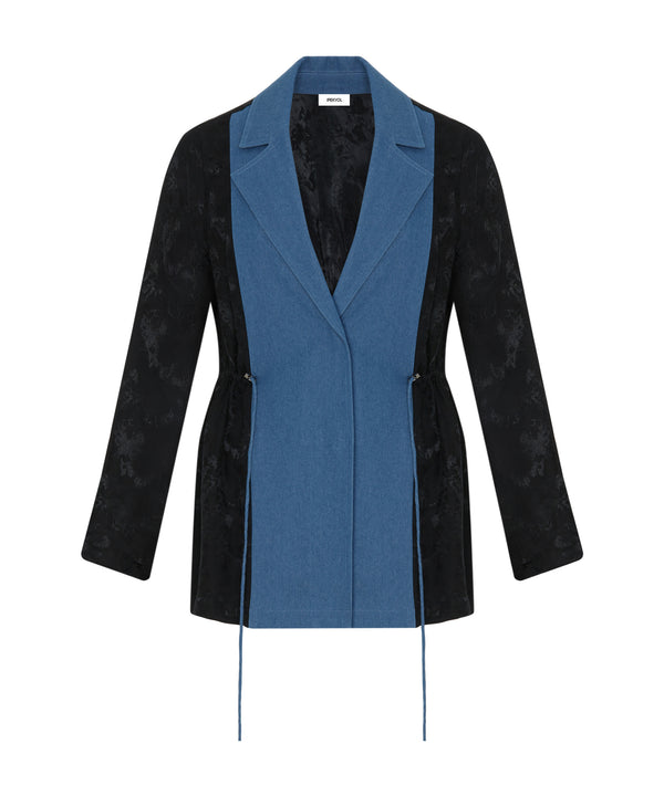 Ipekyol Mixed Color-Block Jacket  Blue