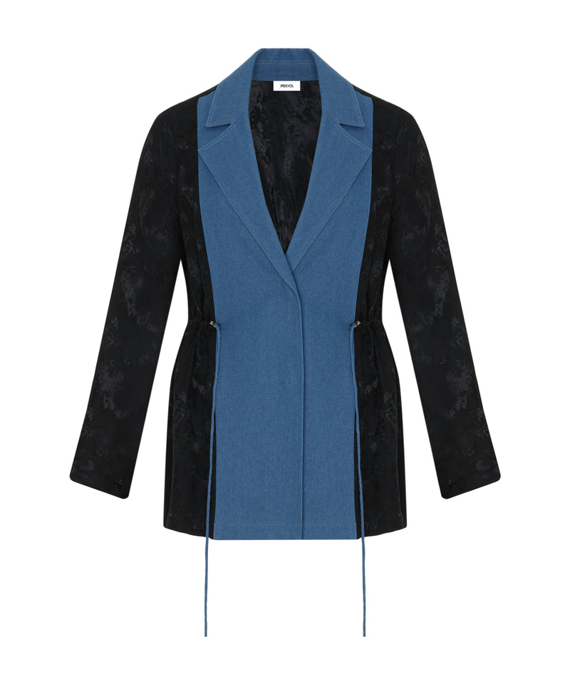 Ipekyol Mixed Color-Block Jacket  Blue