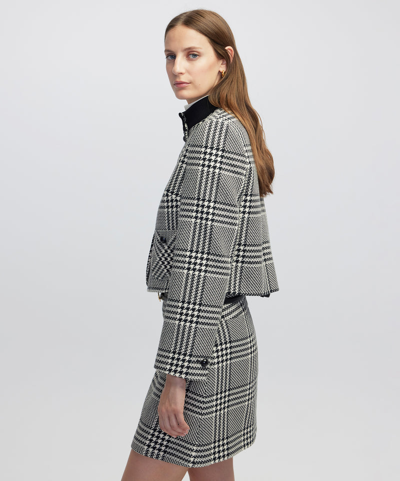 Ipekyol Checked Jacket Black