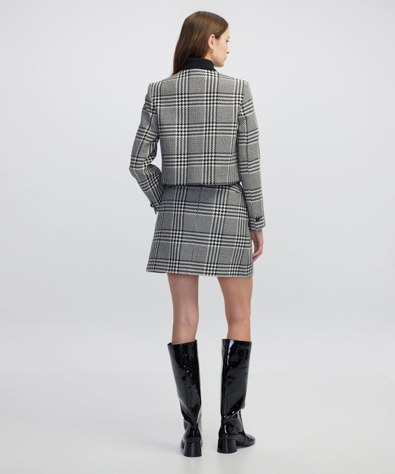 Ipekyol Checked Jacket Black