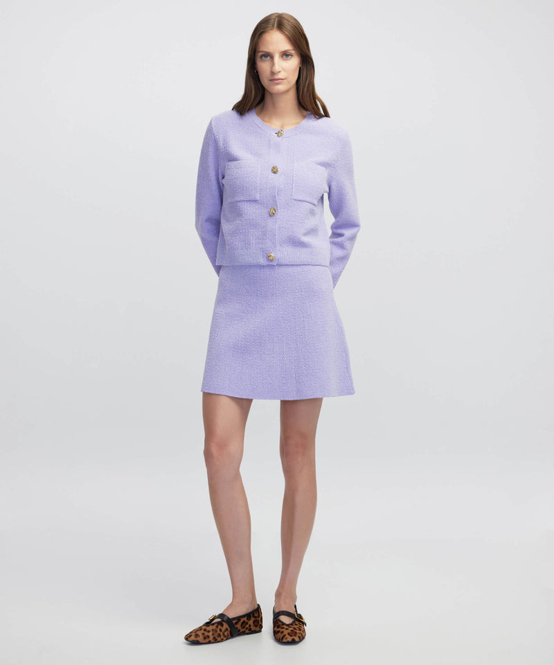 Ipekyol Textured Knit Jacket Lilac