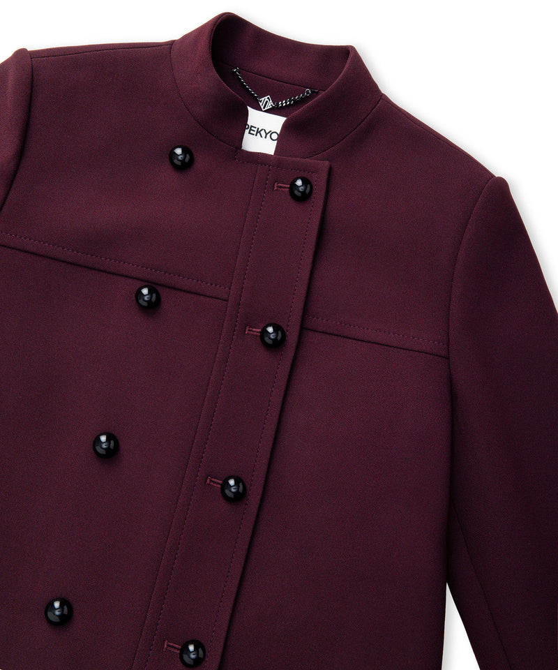 Ipekyol Contrast Button Jacket Bordoux
