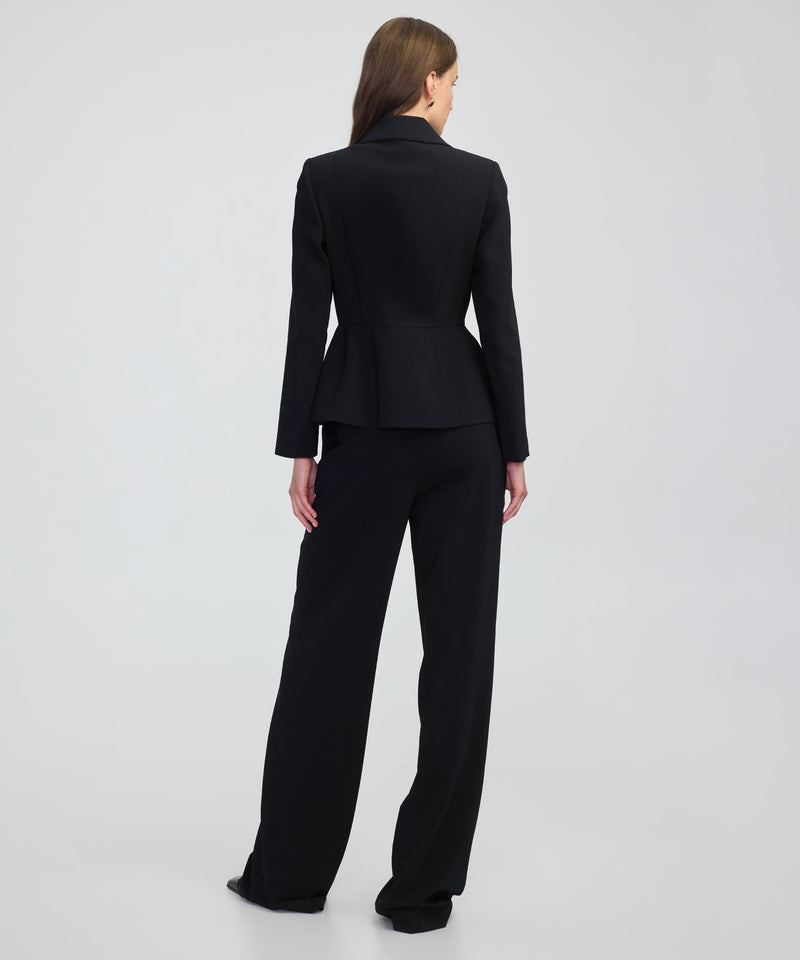 Ipekyol Pleated Peplum Jacket Black