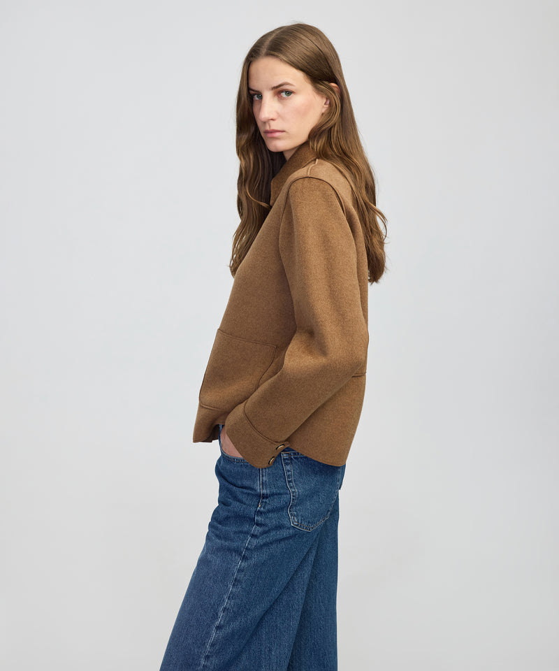 Ipekyol Wool Blend Jacket Camel