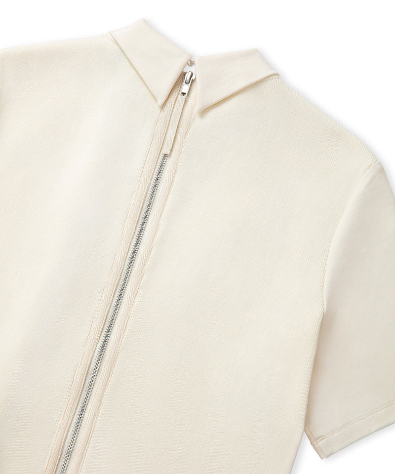 Ipekyol High-Neck Basic Blouse Ecru