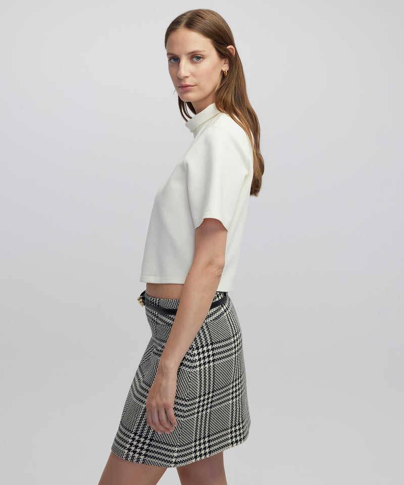 Ipekyol High-Neck Basic Blouse Ecru