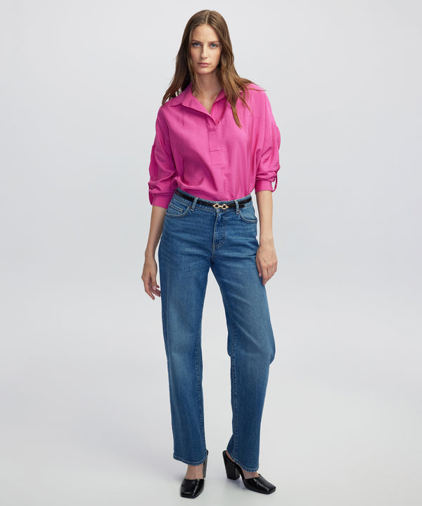 Ipekyol Basic Blouse Fuchsia