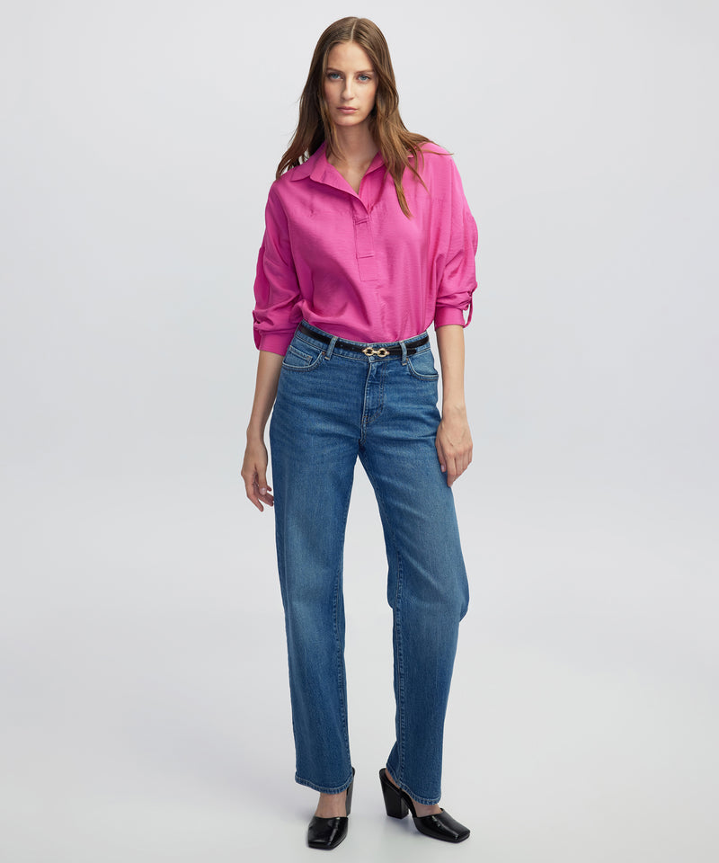 Ipekyol Basic Blouse Fuchsia