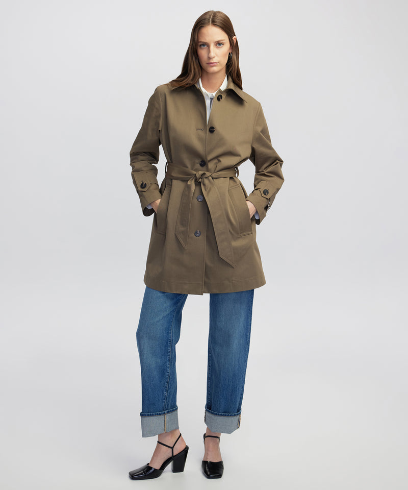 Ipekyol Belted Unlined Trench Coat Mink
