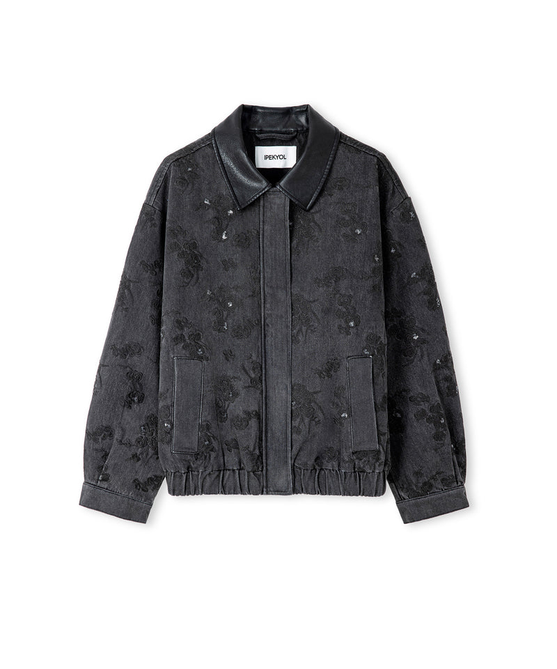 Ipekyol Embellished Coat Anthracite