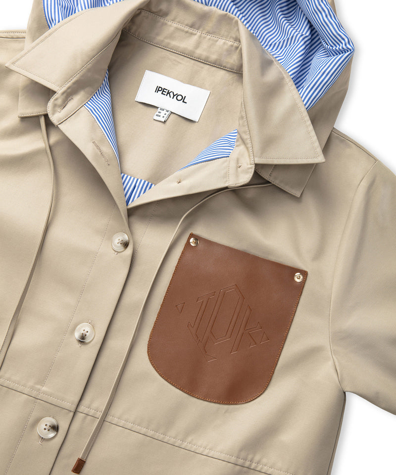 Ipekyol Contrast Pocket Coat Stone