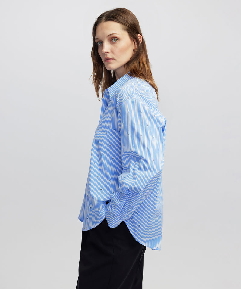 Ipekyol Distressed-Effect Shirt Blue