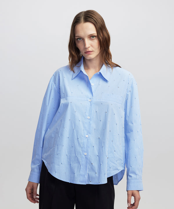 Ipekyol Distressed-Effect Shirt Blue