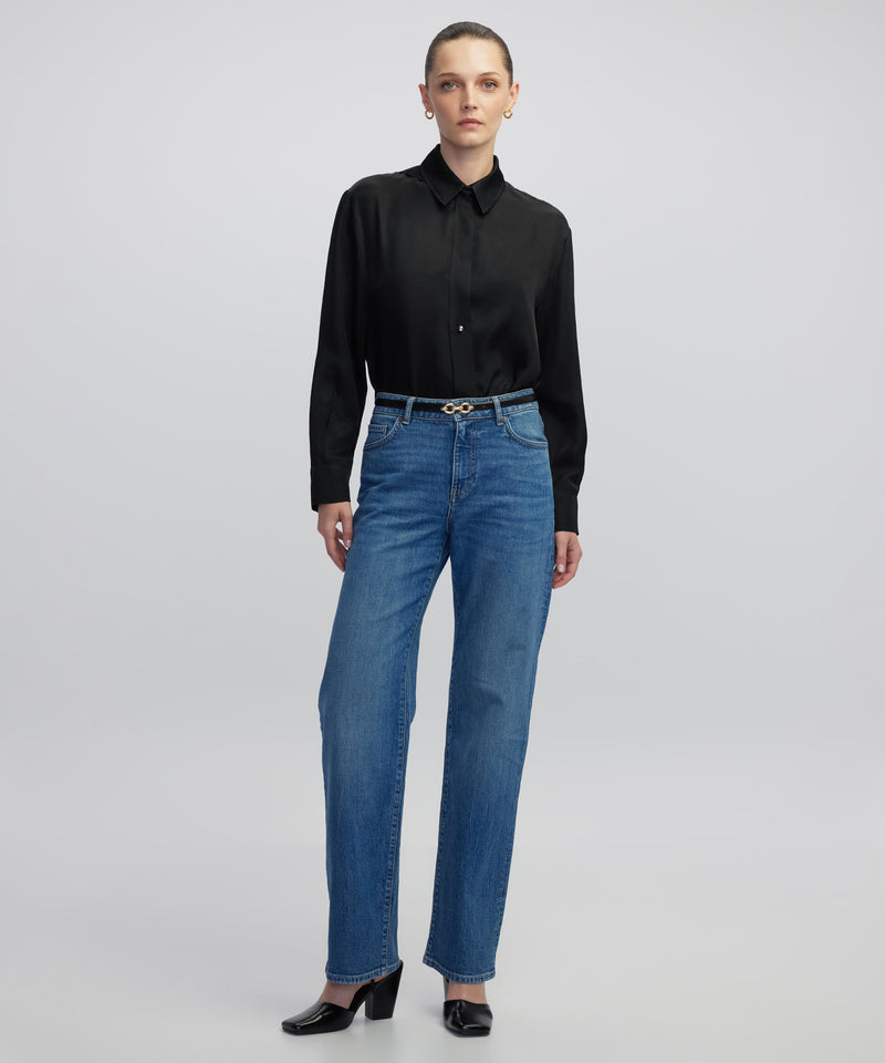 Ipekyol Shirt With Metal Buttons Black