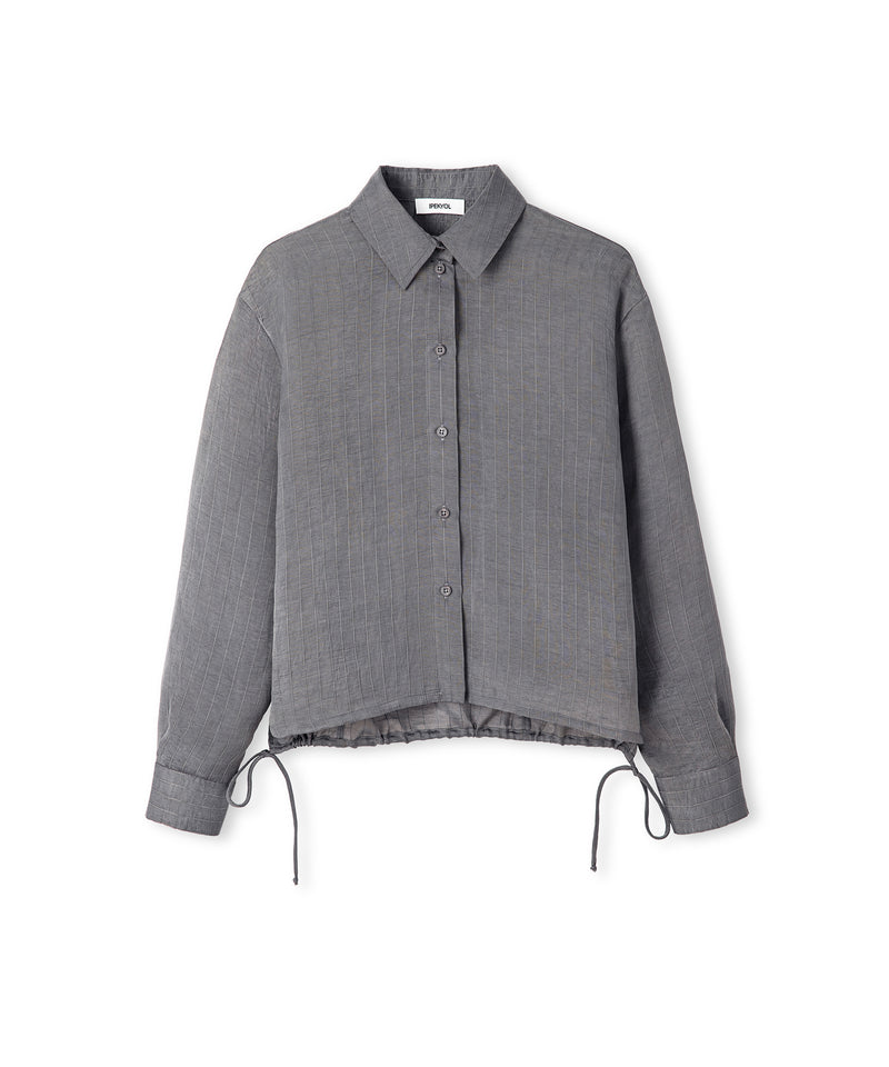 Ipekyol Adjustable Waist Shirt Grey