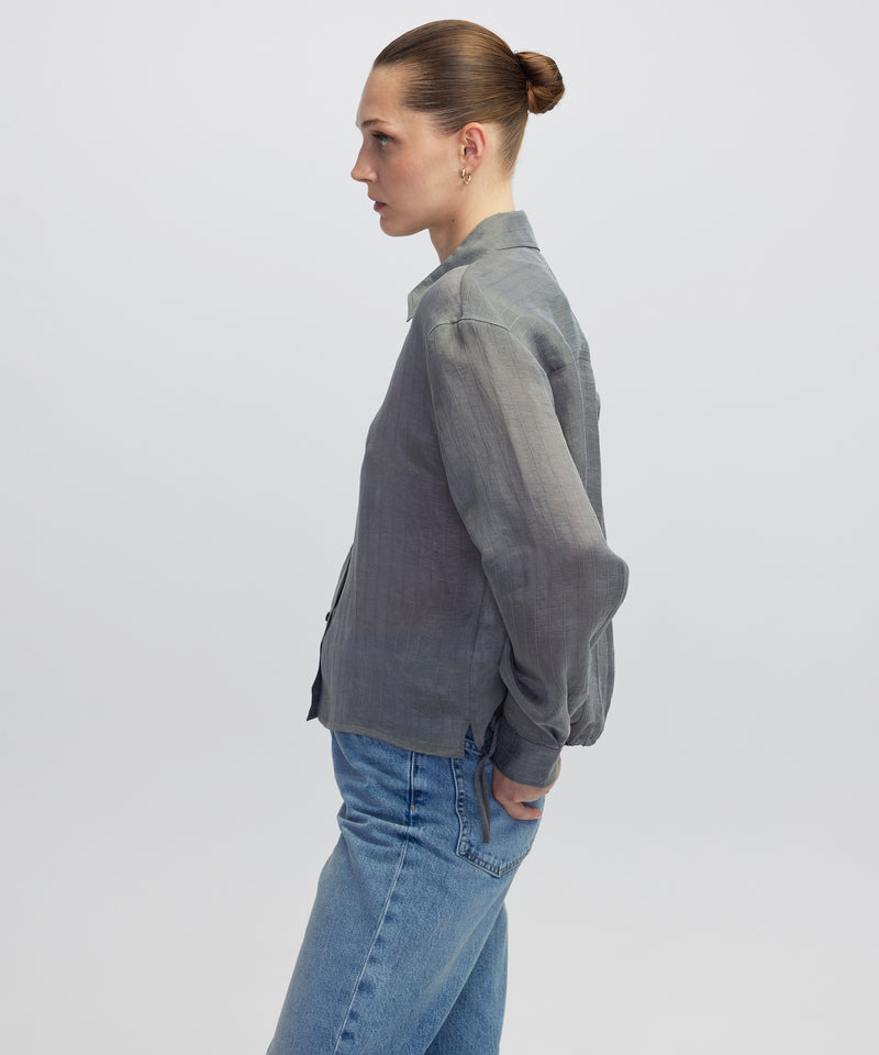 Ipekyol Adjustable Waist Shirt Grey