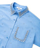 Ipekyol Shirt With Mixed Accessories Blue