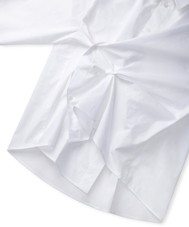 Ipekyol Asymmetric Poplin Shirt White