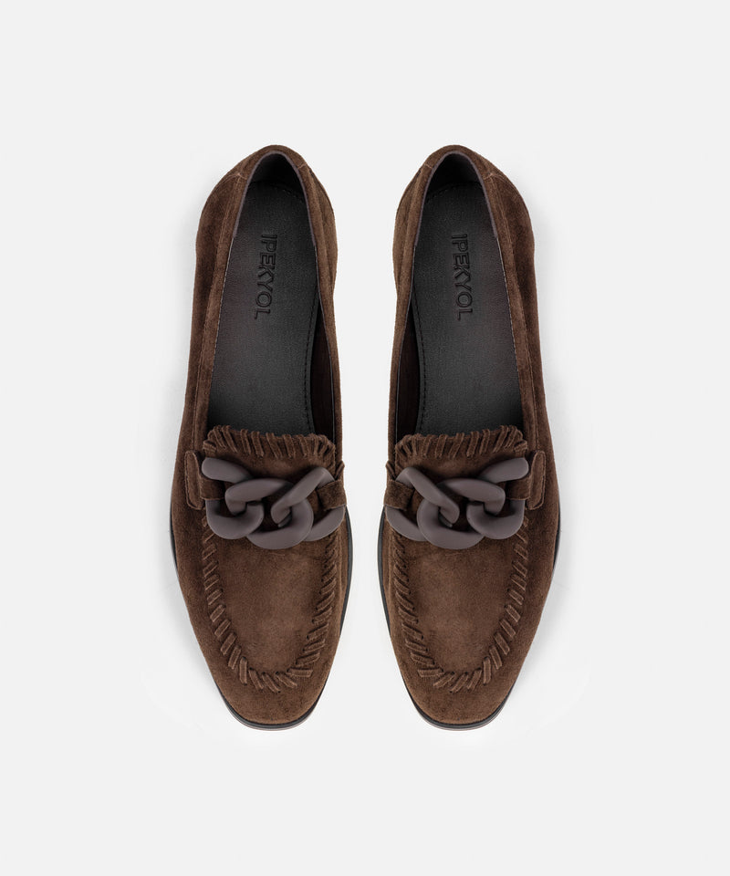 Ipekyol Leather Loafers Brown