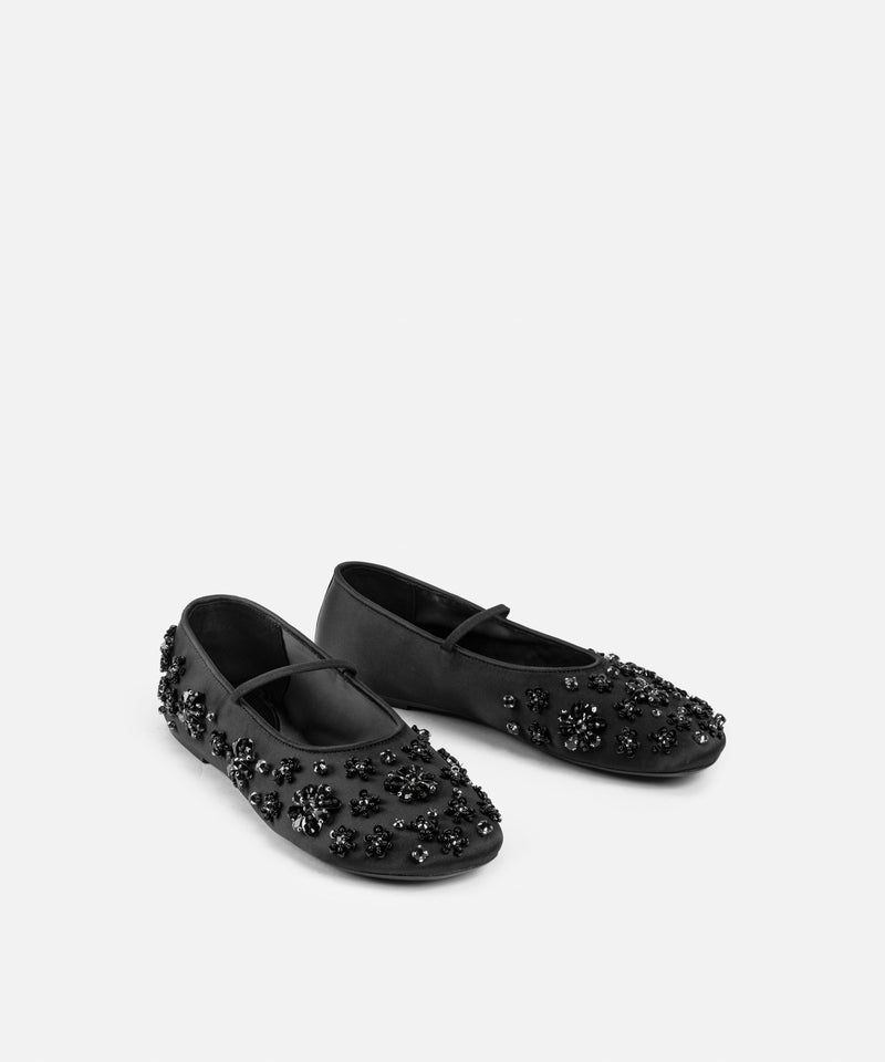 Ipekyol Embellished Ballet Flats Black