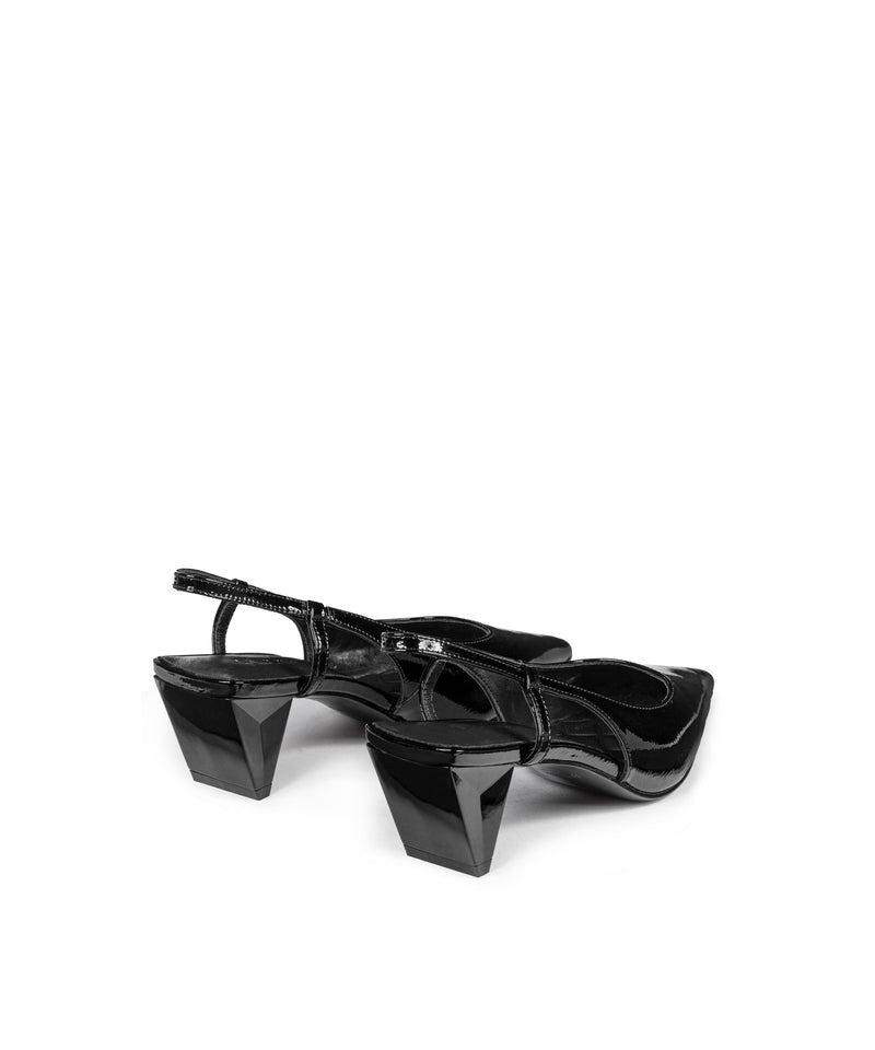 Ipekyol Leather Shoes With Geometric Heels Black