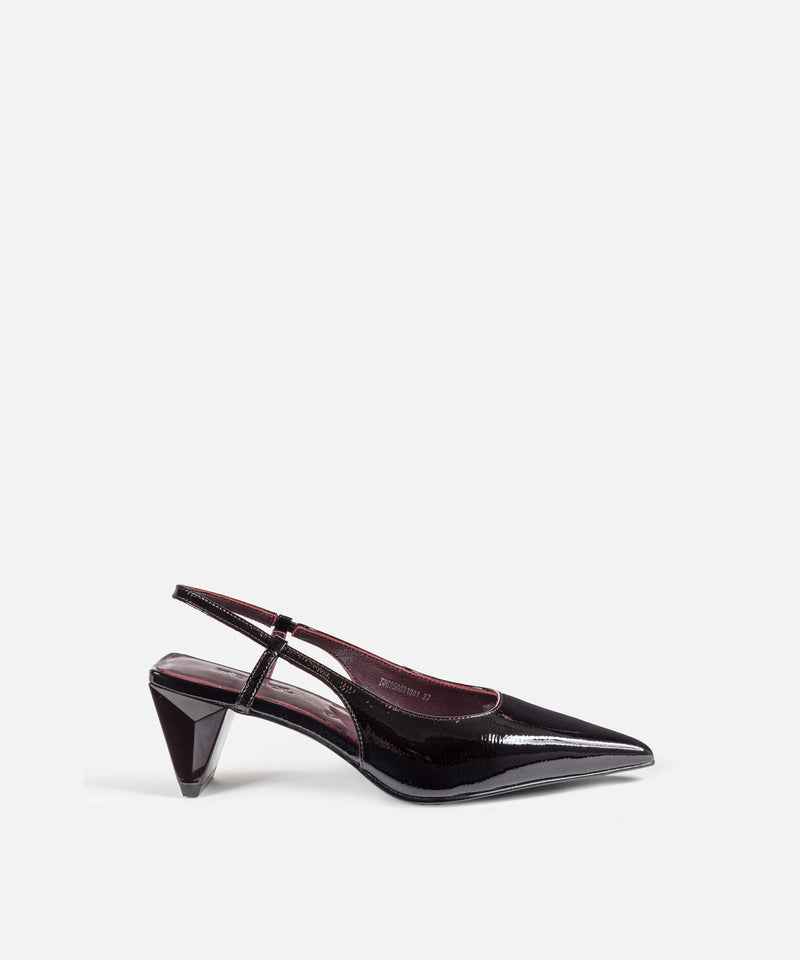 Ipekyol Leather Shoes With Geometric Heels Bordoux