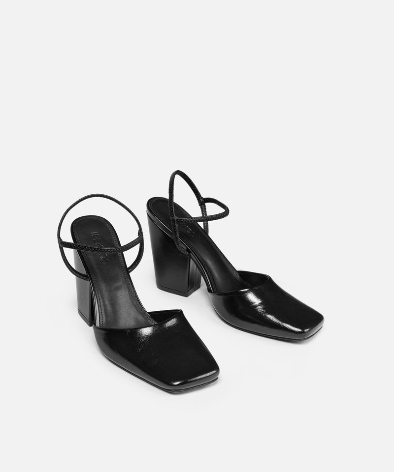 Ipekyol Leather-Effect Shoes With Block Heels Black
