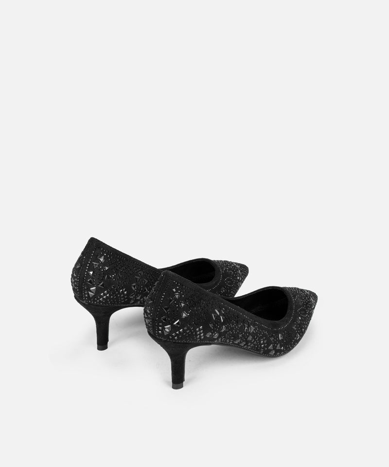 Ipekyol Rhinestone Heels Black