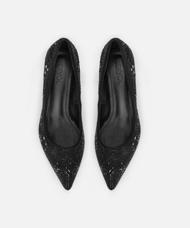 Ipekyol Rhinestone Heels Black