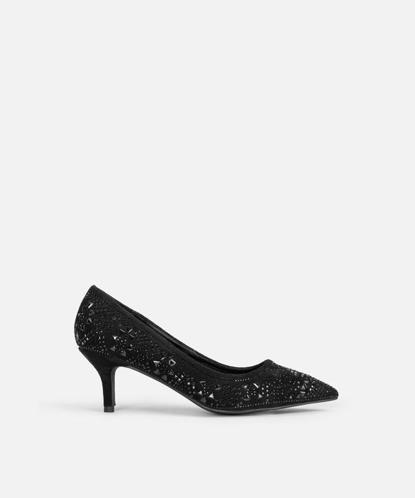 Ipekyol Rhinestone Heels Black
