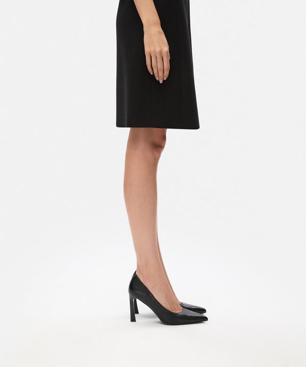 Ipekyol Leather-Effect Heels Black