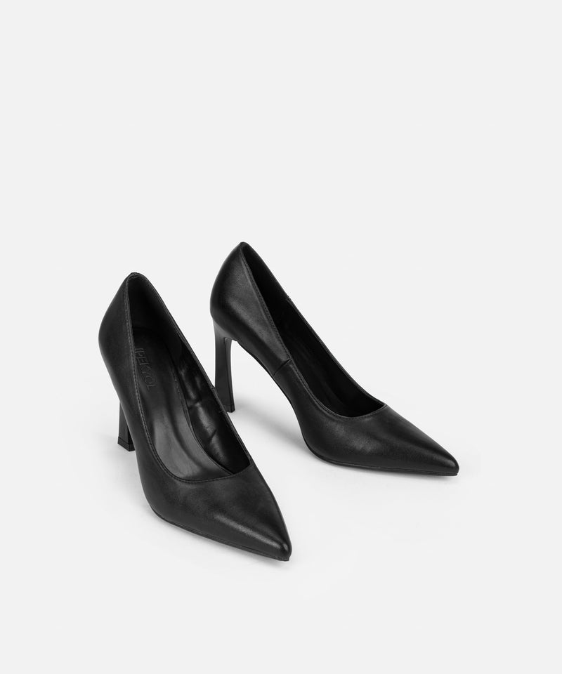 Ipekyol Leather-Effect Heels Black