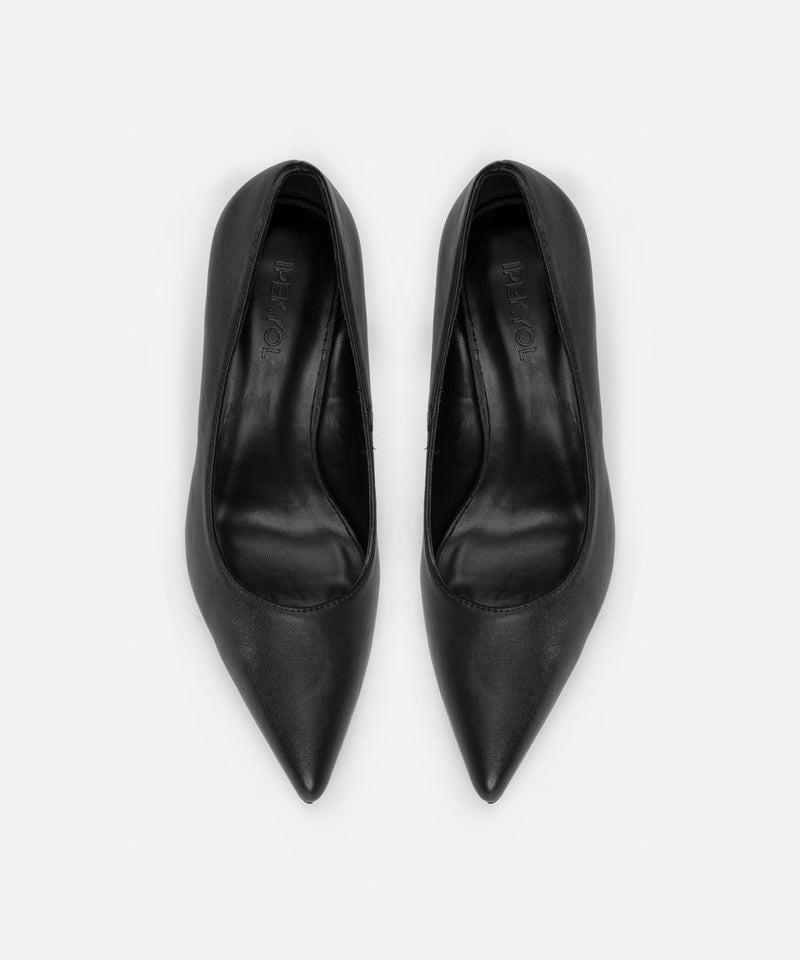 Ipekyol Leather-Effect Heels Black