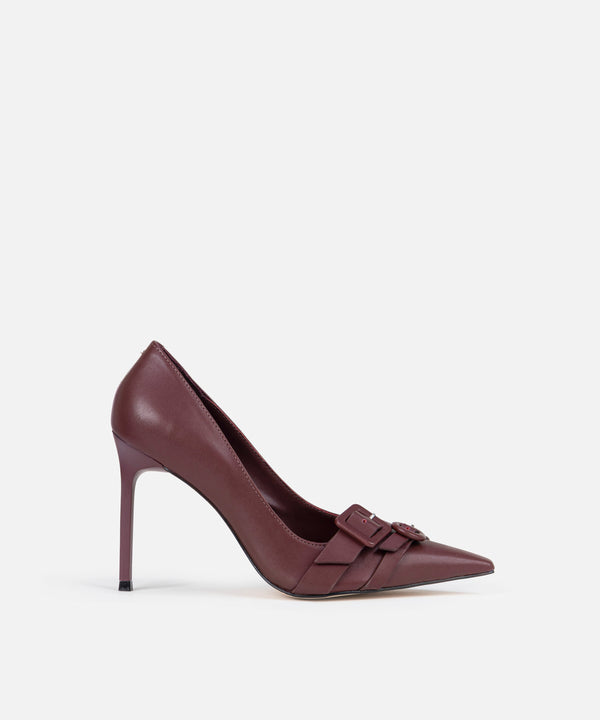 Ipekyol Double-Strap Heels Bordoux